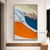 Modern Painting Hand Painted Abstract Landscape Oil Painting On Canvas Art