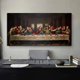 Hand Painted Oil Painting Classical Art Canvas Christian for Leonardo da Vinci Last Supper