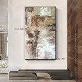 Hand Painted by Artist Canvas Wall Art Modern Abstract Minimalist for Livingroom.