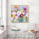 Hand Painted Oil Painting Modern Classic Flowers Abstract Canvas Painting s