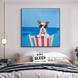 Hand Painted Abstract Oil Painting Canvas Wall Art Cartoon Animal Modern Painting Oil Decoration As