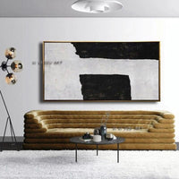 Modern Geometric Abstract Painting Industrial Style Canvas Minimalist Wall Art