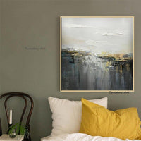 Texture Landscape Wall Art Hand Painted Modern Abstract Oil Painting On Canvas