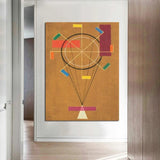 Hand Painted Oil Paintings Wall Art Room Decoration Vasily Kandinsky Famous Paintings