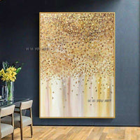 Abstract Art Decorative Wall Painting On Canvas Hand Painted Oil Vertical Pictures Painting