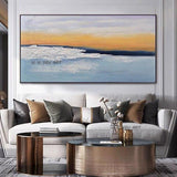 Hand Painted Abstract scenery On Canvas