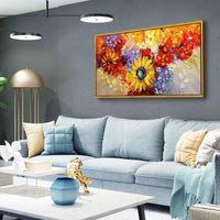 Sunflowers Handpainted Oil Painting Canvas Wall Art Oil Paintings Canvas Abstract Arts d