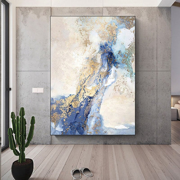 Hand Painted Landscape Oil Painting Modern Abstract Canvas For Bedroom Hand Painted Art