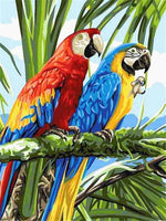 DIY 5D DIY Diamond Painting Parrot Full Square Round Animal Bird Diamond Mosaic Handmade