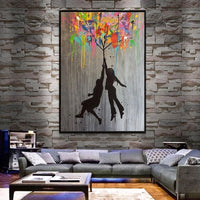 Hand Painted Oil Paintings Canvas Painting Street Graffiti Pop Arts