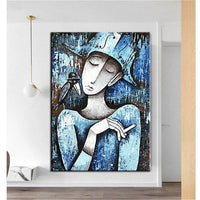 Hand Painted Oil Paintings Figures Abstract Wall Art Canvas Painting Nordics Decoration s