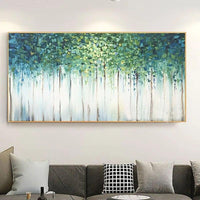 Hand Painted Oil Paintings Modern 3D Palette Knife Flowers Art Decor Canvas Modern Wall Art Decor