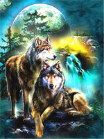 DIY Painting By Number Wolf Drawing On Canvas HandPainted Paint Art Gift DIY Painting By Numbers Animal Home Decoration Kits