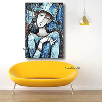 Hand Painted Oil Paintings Figures Abstract Wall Art Canvas Painting Nordics Decoration s