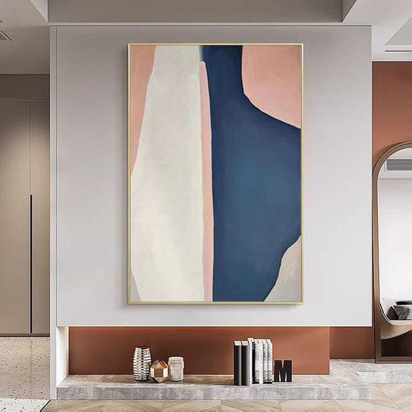 Hand Painted Abstract Painting Canvas Wall Art Colorful Minimalist Contemporary Modern Painting Oil Decoration