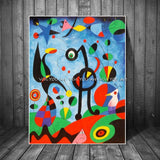 Hand Painted Canvas Paintings Of Joan Miro The Garden 1925 By Joan Miro Famous ArtWork Abstracts Wall Decoration