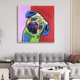 Cartoon Oil Painting Hand Painted Pets On Canvas Modern Artists Paintingative For Kid Room