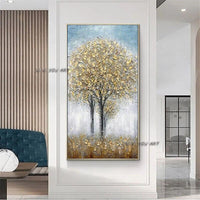 Artist Hand Painted High Quality Modern lucky Tree Oil Paintings On Canvas Abstract Wall Canvas Painting Wall Art Home