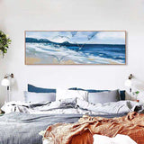 Abstract Blue Sea Wave Oil Painting Hand Painted Oil Painting Wall Art Canvas Paintings Art Home Decoration Wall Picture