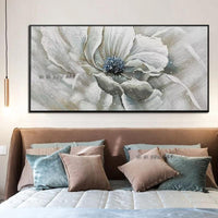 art Hand Painted Modern Flowers Canvas Fashion Art Bedroom decoration