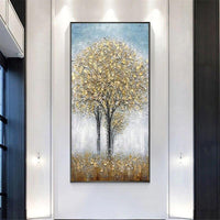 Artist Hand Painted High Quality Modern lucky Tree Oil Paintings On Canvas Abstract Wall Canvas Painting Wall Art Home