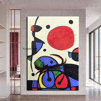 Hand Painted Oil Painting Abstract Knife on Canvas Hand Painted Home Children's Painting