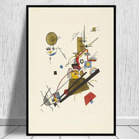 Hand Painted Modern Art Abstract Wassily Kandinsky Canvas Room