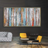 Hand Painted Abstract Landscape Painting On Canvas Hand Painted Wall Art