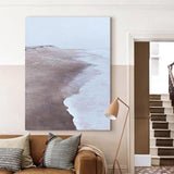 Abstract Oil Painting Hand Painted Beach scenery Wall Art Canvas Abstract Artwork For Hotel Decor As