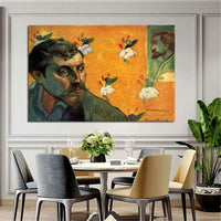 Hand Painted Art Oil Painting Paul Gauguin Self Portrait Impressionism People Abstract Landscape Decor