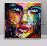 Nielly Style Francoise ArtWork Hand Painted Oil painting Face picture Art Women Modern Abstract on Canvas