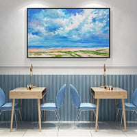 Modern Hand Painted Scenery Art On Canvas