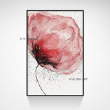 Hand Painted Abstract Wall Many Kinds Flowers Minimalist Modern On Canvas Decorative