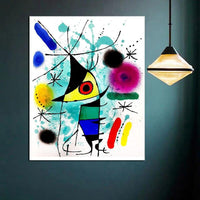 Joan Miró Abstract Artwork 1 HQ Canvas Print Painting FRAME AVAILABLE