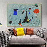 Joan Miró Famous Painter Wall Art HQ Canvas Print Painting FRAME AVAILABLE