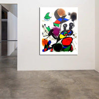 Joan Miró Litografia Wall Art HQ Canvas Print Painting FRAME AVAILABLE