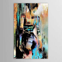 Abstract Graffiti Nude Oil Paintings on Canvas Large Ink Sexy Naked Women (hand painted)