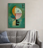 Hand-Painted Unframed Upward Empor Oil Painting On Canvas Abstract Modern Famous