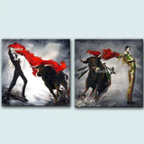 Spanish bullfighting HQ Oil Paintings Hand painted Modern