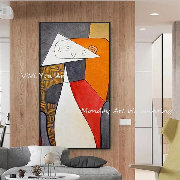 Style oil paintings Hand Painted Abstract Canvas Painting Art Picasso picturess
