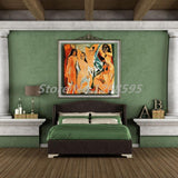 Pablo Picasso Les Demoiselles Avignon 1907 HQ Canvas Print Wall Art