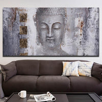 HQ Canvas Print Art Buddha Paintings Wall Art Picture