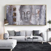 HQ Canvas Print Art Buddha Paintings Wall Art Picture