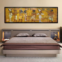 Retro Egypt Queen Cleopatra Poster Ancient Egyptian HQ Canvas Print