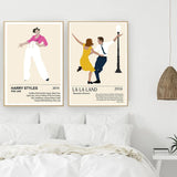 Retro Dirty Dancing Movie Painting Vintage HQ Canvas Print