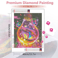 DIY 5D DIY Diamond Butterfly Full Square Round Diamond Painting Animal Diamond Mosaic Flower Handmade