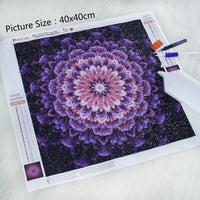 DIY 5d Diy Diamond Painting Mandala Diamond Flower Pictures Of Rhinestones Mosaic Decortion