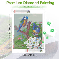 DIY Diamond Painting Birds Diamond Animals 5D DIY Mosaic Full Drill Decoration Home