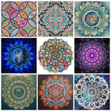 DIY 5d Diy Diamond Painting Mandala Diamond Flower Pictures Of Rhinestones Mosaic Decortion