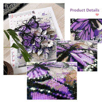 DIY 5d Diamond Painting Animal Diamond Butterfly Rhinestones Full Mosaic Home Decor